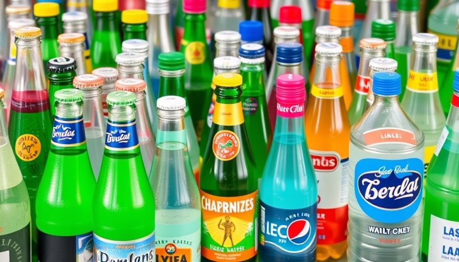 Assorted best sparkling water bottles and cans.