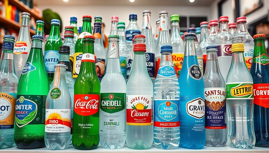 Assorted sparkling water brands, showcasing variety for home professionals.