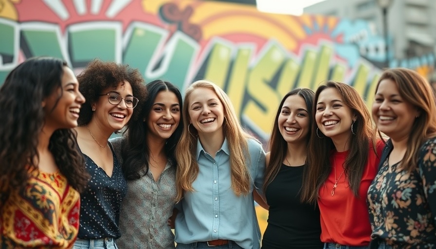 Group of women bonding outdoors promoting team retreat benefits.