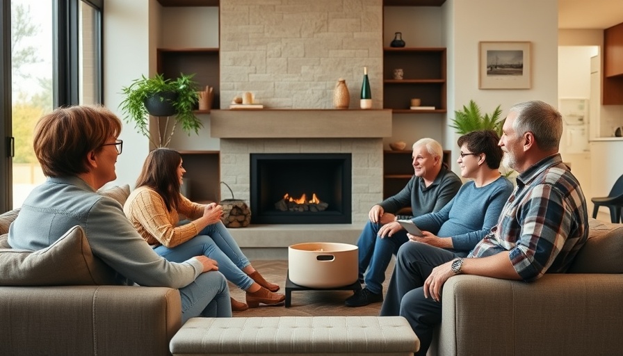 Cozy adult group in modern living room discussing importance of team retreats.
