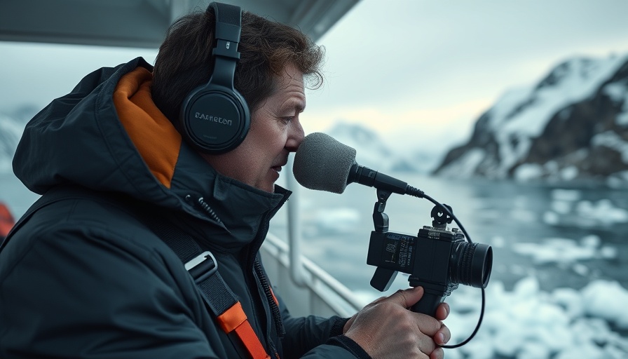 Capturing Arctic soundscapes on a boat in icy waters.
