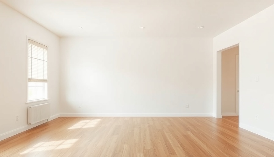 Broadway Performer Living Room Makeover - Simple empty space