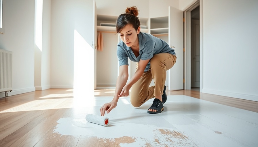 Eliminate pet odors and urine stains by painting floors.