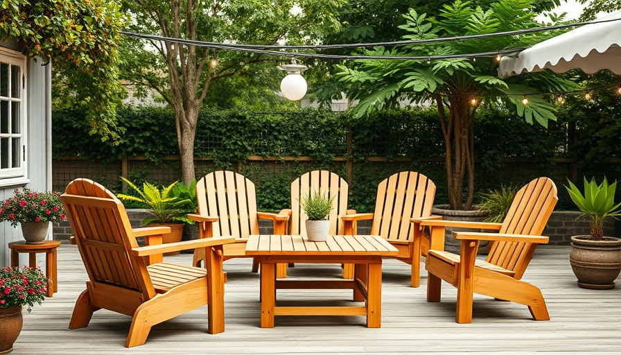 Affordable patio furniture set in a cozy garden setting.
