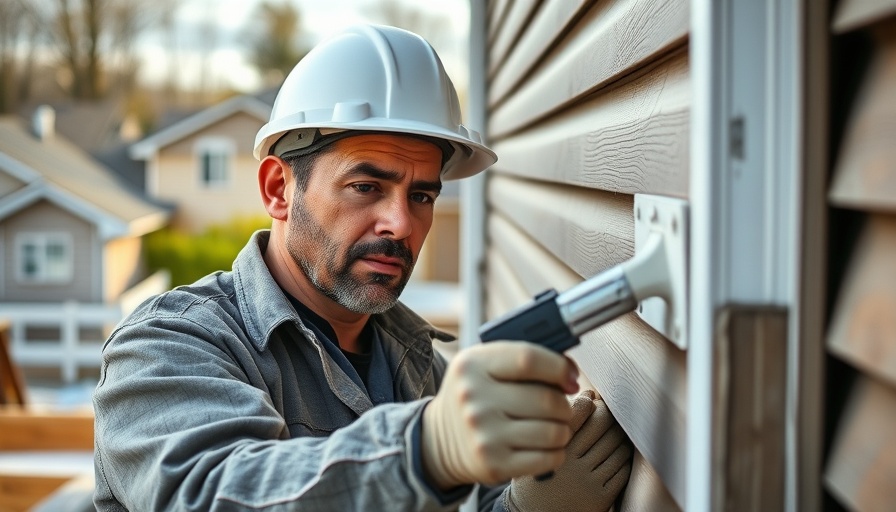 Worker applying sealant for home service promotion, 100% on the house.