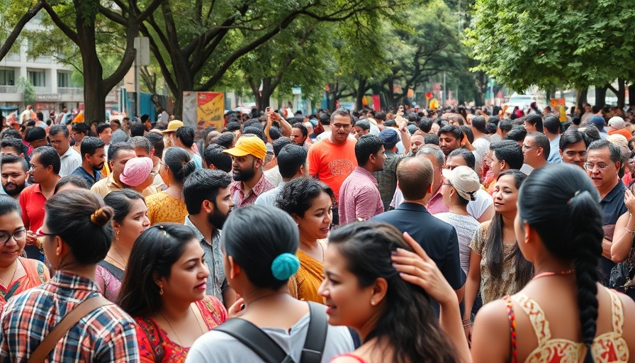 Diverse community event celebrating linguistic diversity and cultural exchange.