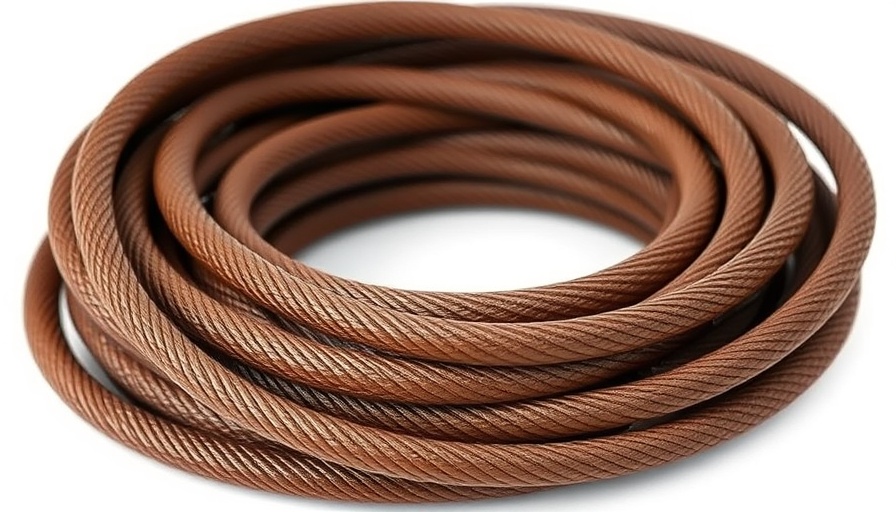 17MM Drip irrigation tube, prevents clogging, coiled brown hose.
