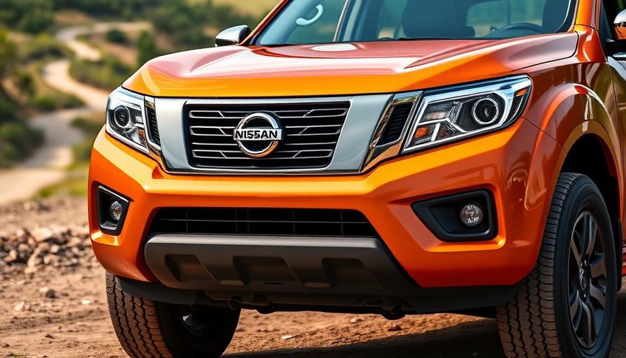 2026 Nissan Frontier front view in nature