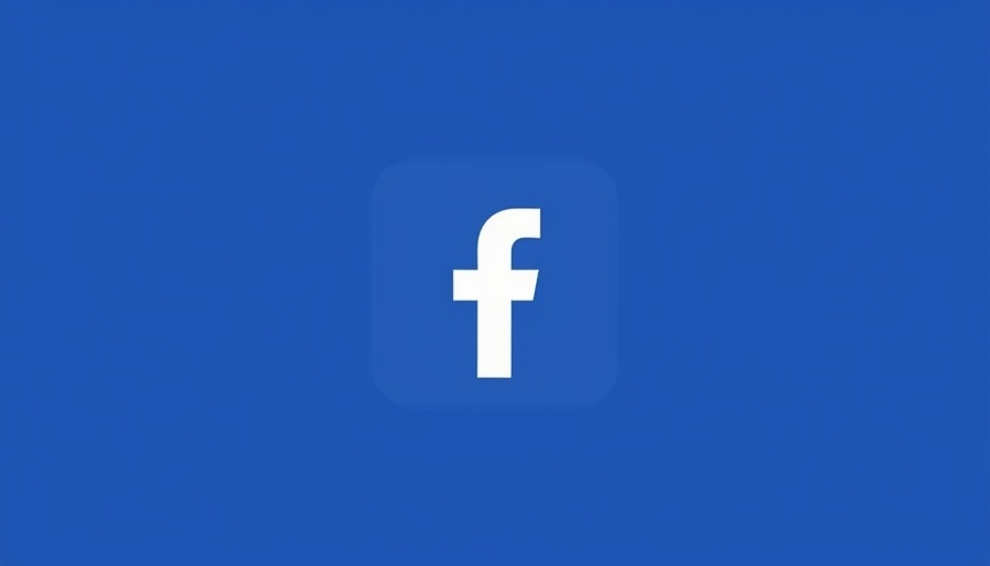 Facebook logo with blue background for picking the perfect pro for your deck project.