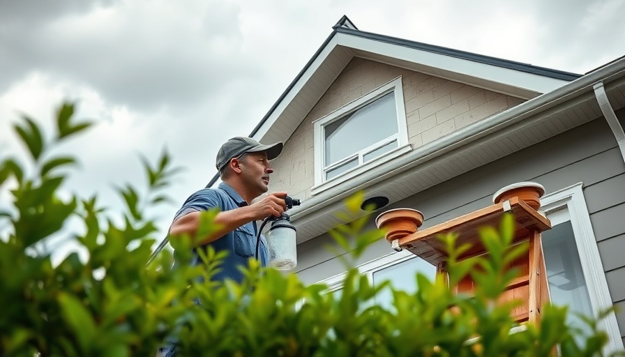 Innovative tool for exterior painting.