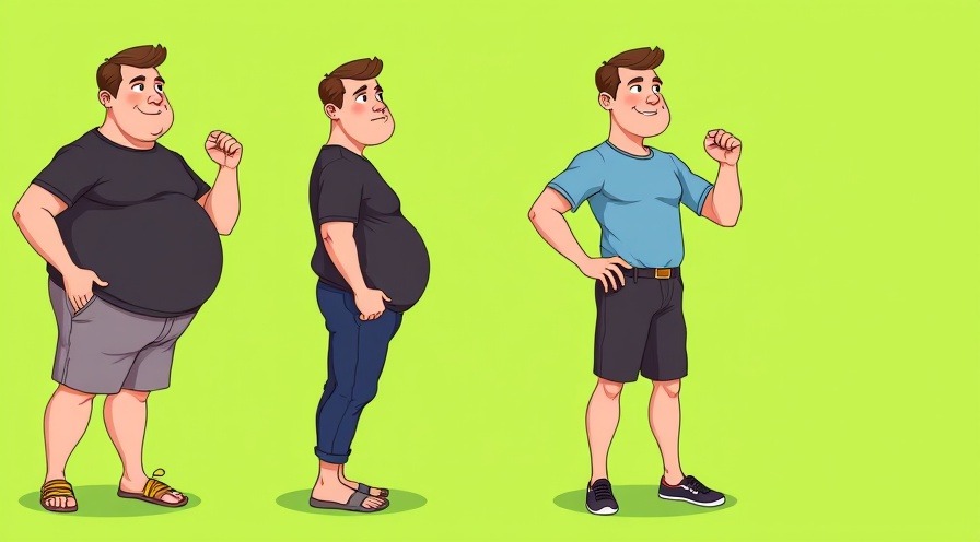 Dynamic cartoon of man showing full-body engagement in standing exercise benefits.