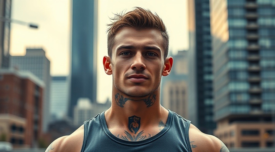 Athletic man outdoors highlights heart health and EKG awareness benefits.