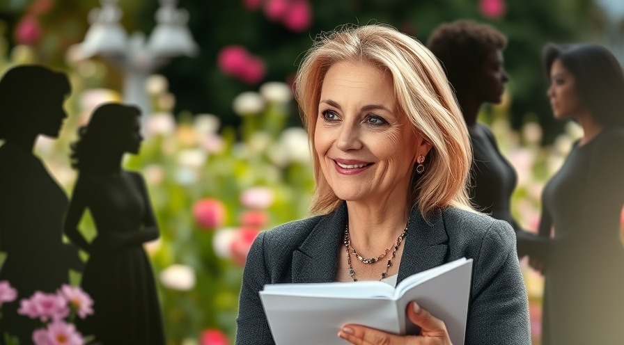 Confident mature woman engaged in estate planning, reflecting financial stability for women.