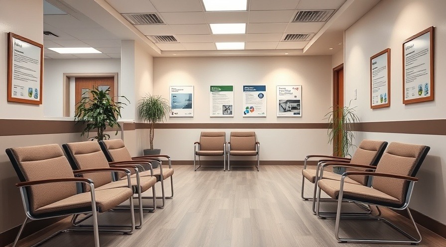 healthcare waiting room showcasing reproductive healthcare for women's health.