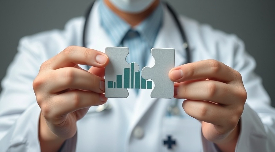 Doctor presenting a puzzle symbolizing high healthcare costs.