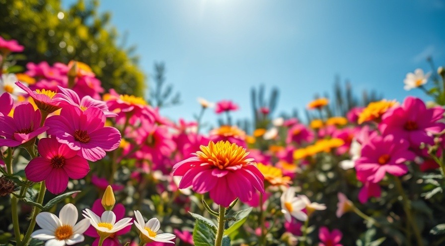 Tranquil garden with vibrant flowers symbolizing hospice care and holistic healing.
