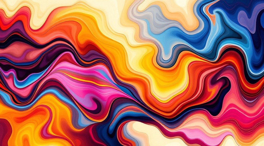 Abstract resilience art with vibrant colors, dynamic shapes symbolizing strength.