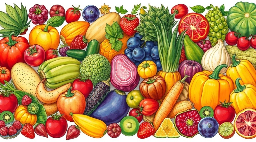 Vibrant fruits and vegetables showcasing holistic solutions for nutrient deficiencies.