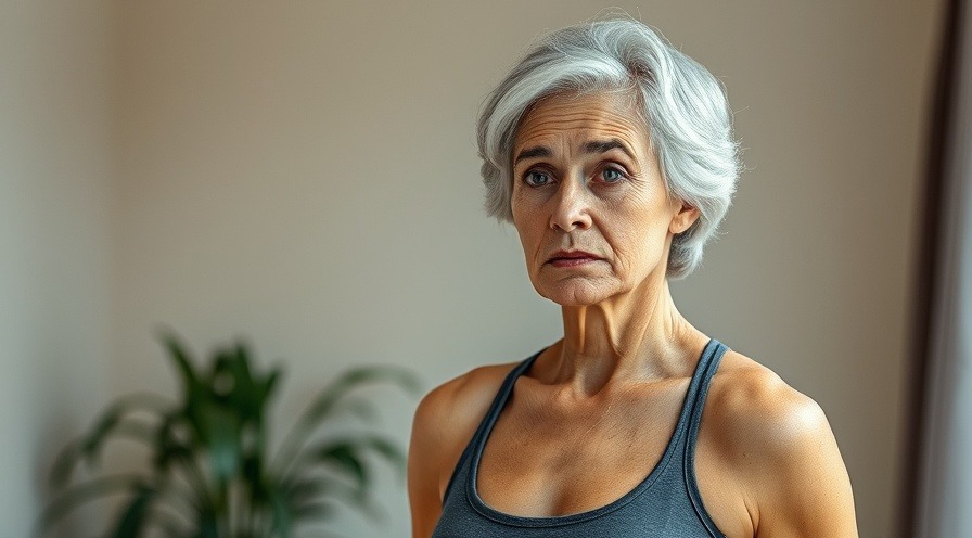 Older woman exercises for arthritis pain relief in a serene indoor setting.