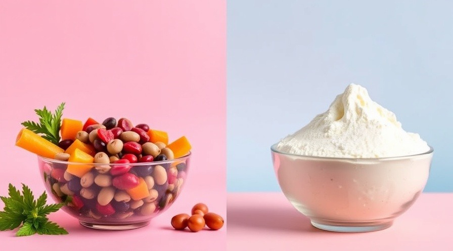 Comparing health benefits of protein: vibrant veggies vs whey powder.