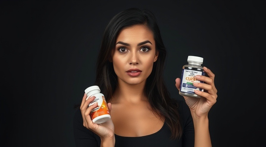 Confident woman showcasing memory support supplements for cognitive health.