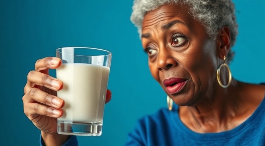 Shocked woman amazed by milk, exploring benefits of calcium.