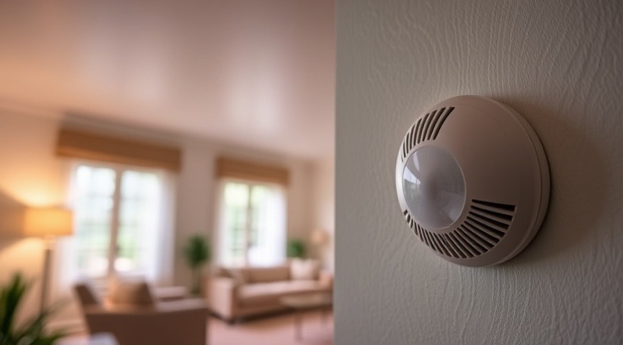 Reliable home smoke alarm for enhanced fire safety protection.