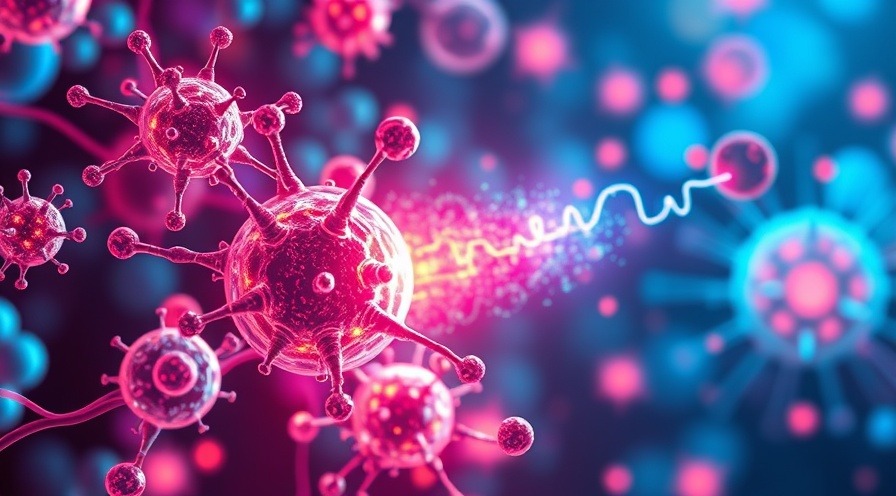 Futuristic digital art of immunotherapy as the body's enhanced defense, vibrant and dynamic.