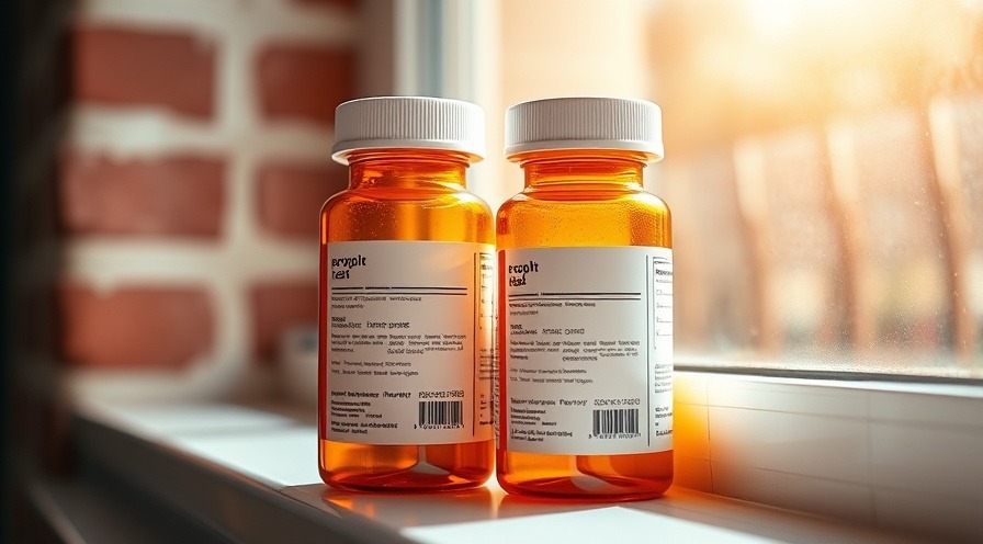 Close-up of prescription bottles highlighting medication affordability amid pharmacy benefit managers.