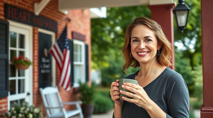 Warm smile at Heart and Soul Bed and Breakfast, a top Mount Airy attraction.