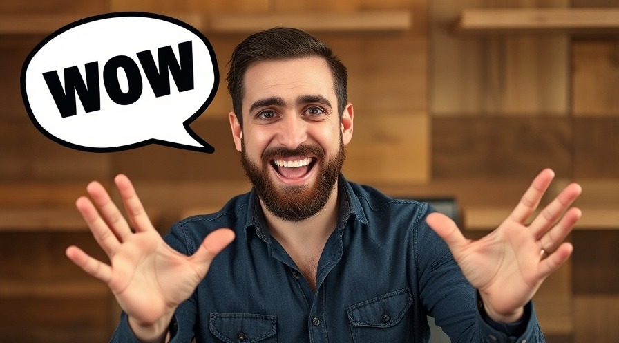 Man enthusiastically sharing ramp benefits