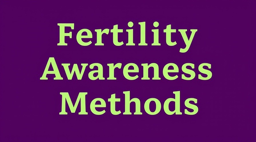 Fertility Awareness Methods on dark purple backdrop, enhancing ovulation tracking and fertility benefits.