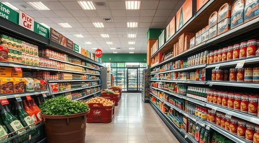 inside a grocery store