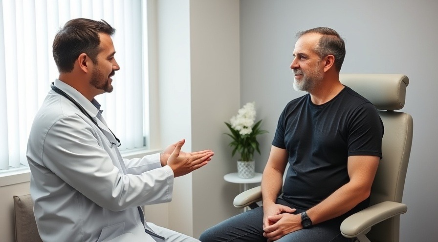 Doctor welcoming patient