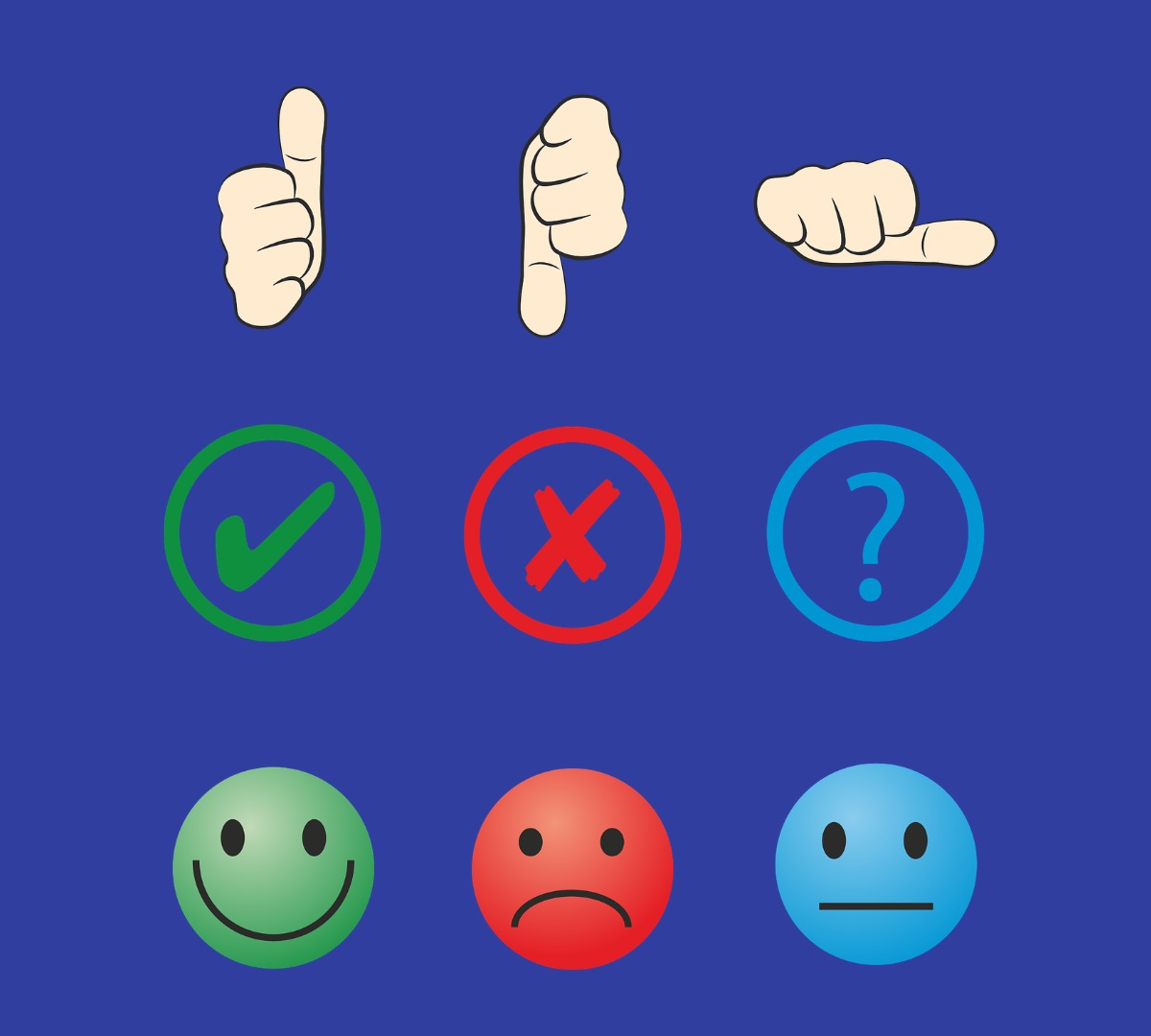 Graphic symbols of Opinions