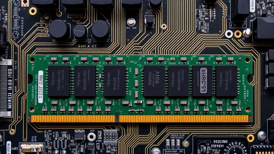 High-quality RAM module for computer memory upgrade