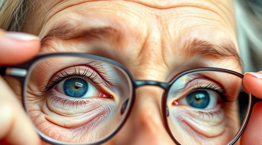 Close-up of warm, expressive senior female eyes conveying wisdom and beauty.