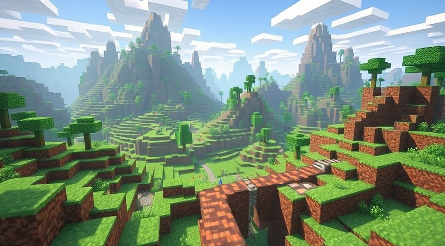 Minecraft style depiction of diverse gaming career paths and opportunities.