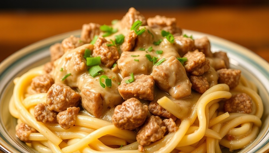 Ground Beef Stroganoff