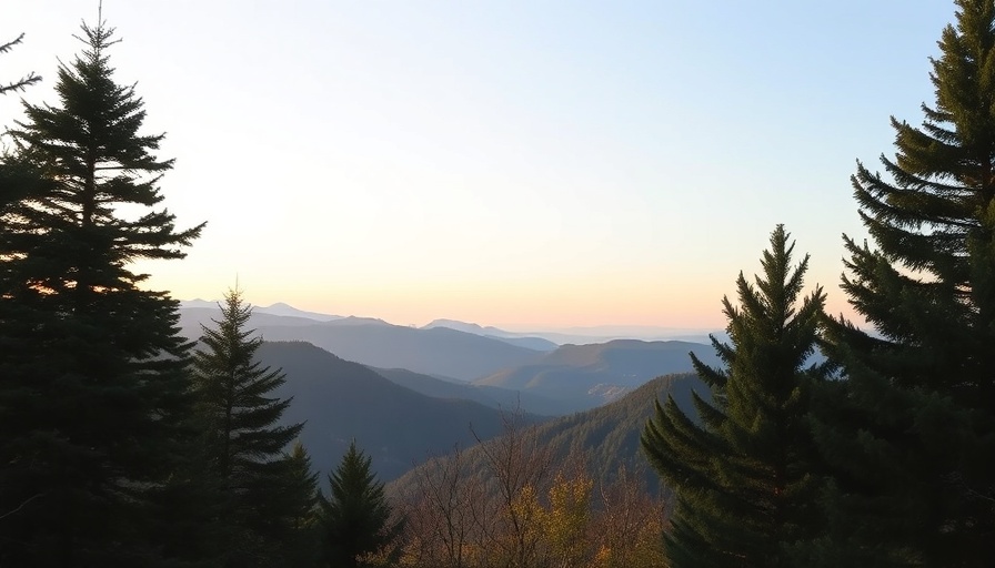Serene NC mountain view for family day trips in North Carolina's Triad.