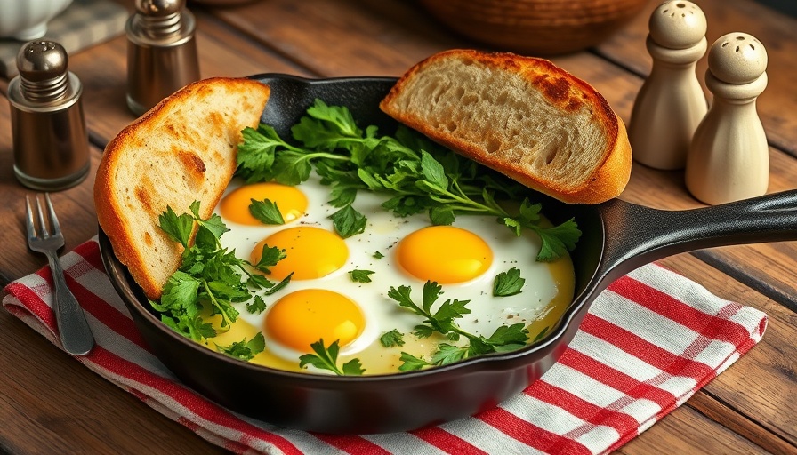 Toxin-Free Cooking with the Right Pots and Pans: Cozy skillet meal setup.