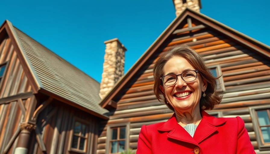 Robert Cleveland House in North Carolina with host in foreground.