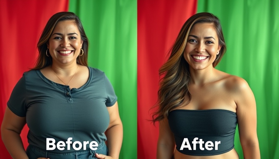 Weight loss strategies for health transformation, before and after