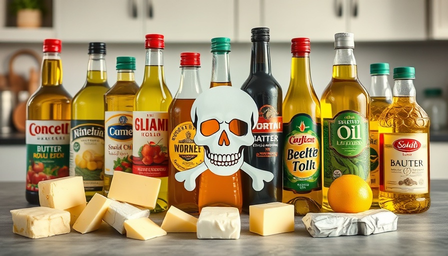 Butter vs Vegetable Oil Study Effect on Mortality illustration.