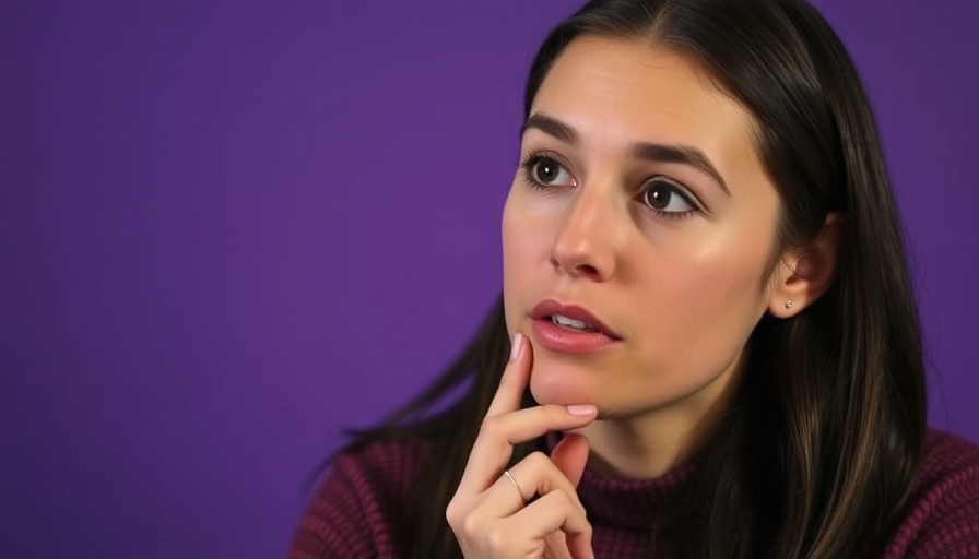Young woman discussing effects of loneliness on the body.