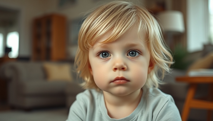 Young blonde child indoors, highlighting importance of vaccination against measles.
