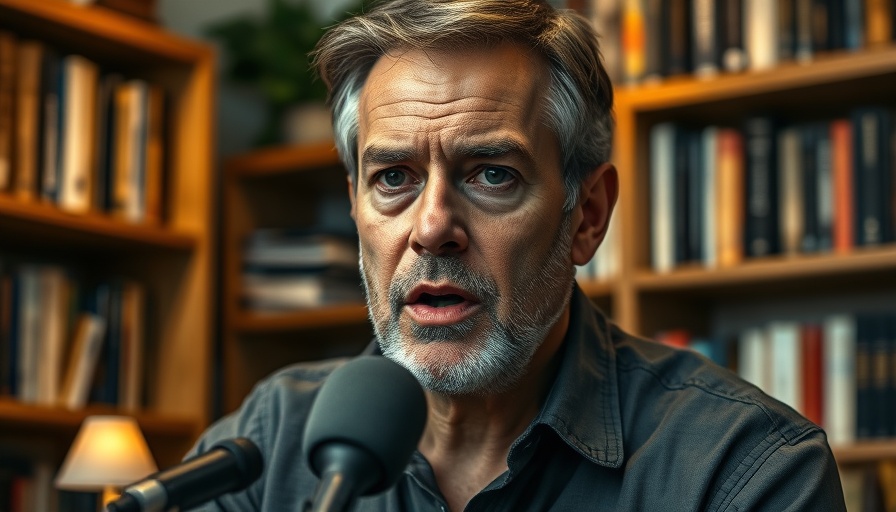 Man discussing one meal a day weight loss in home office.