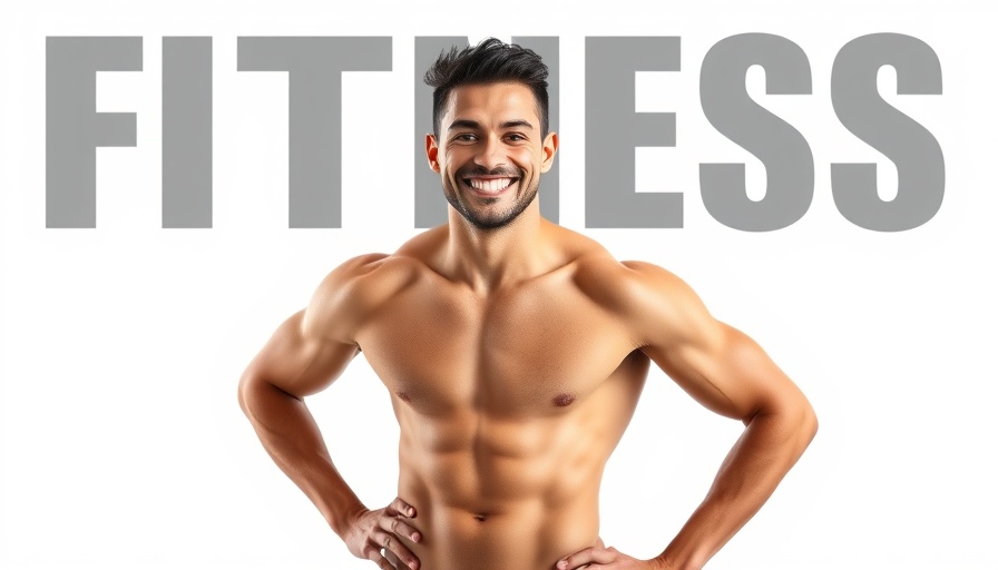Fit young man smiling during a 30-minute bodyweight HIIT workout.