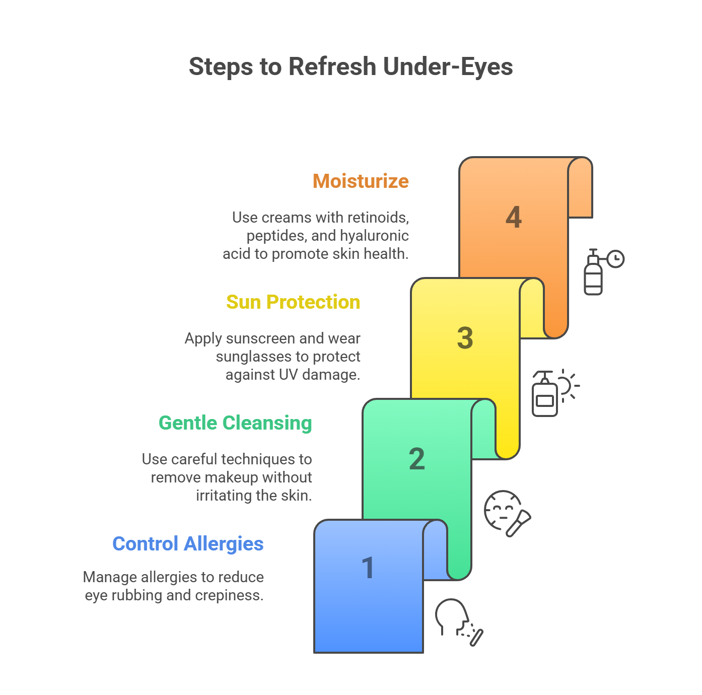 Steps to Refresh Under-Eyes