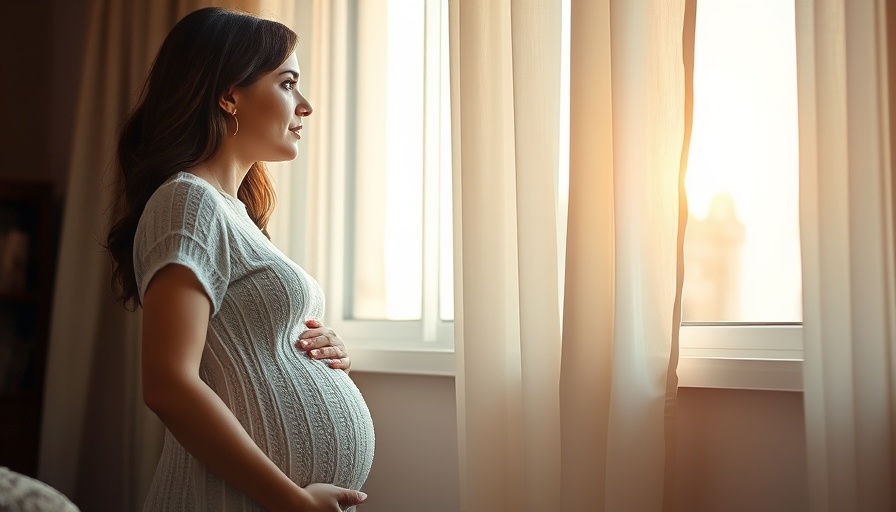 Pregnant woman reflecting on low AMH fertility options.